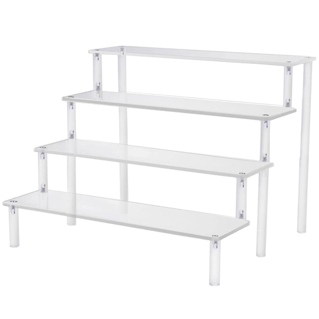 TOG Clear Acrylic Display Riser Stand Perfume Cosmetics Holder for Decoration 29.5x34.5x20cm|Toys & Hobbies | Action Figures | TV, Movie & Video Games'