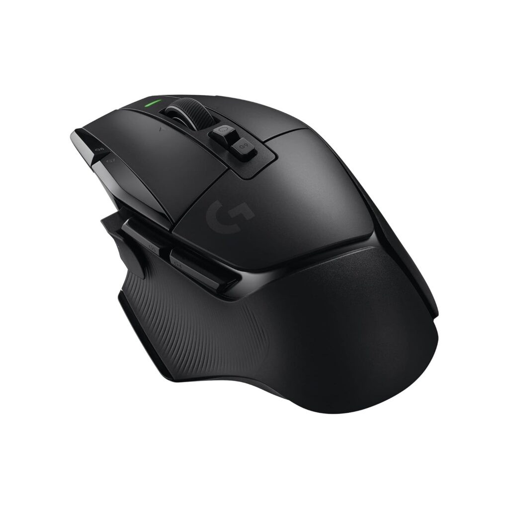 Logitech G502 X Lightspeed Wireless Gaming Mouse - Optical Mouse with LIGHTFORCE Hybrid Optical-Mechanical switches, Hero 25K Gaming Sensor, Compatible with PC/macOS/Windows - Black