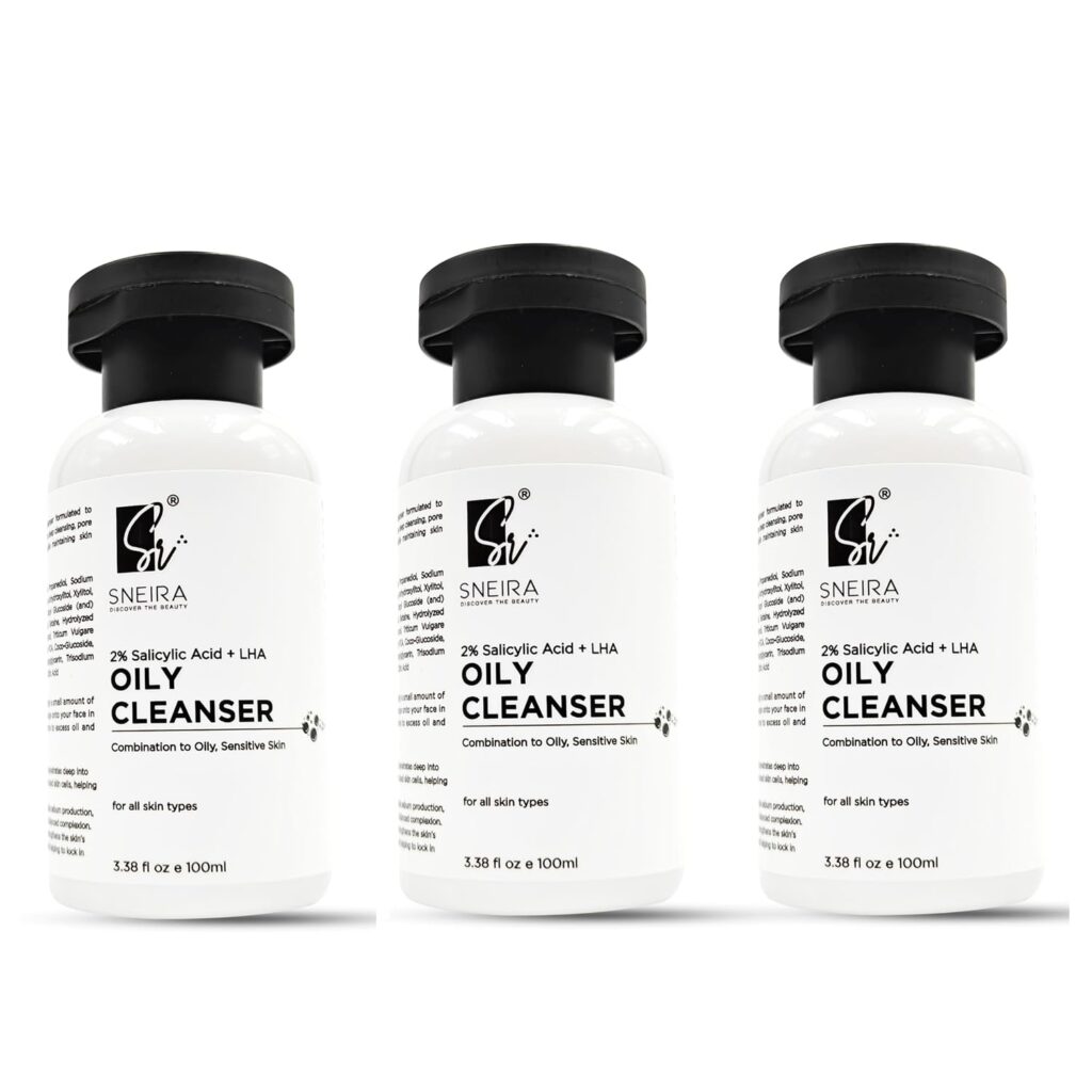 Oily Cleanser 300 ml, with 2% Salicylic Acid Face Wash For Oily Skin with LHA | Deep Cleansing Formula for Oily and Acne-Prone Skin|Unclogs Pores & Reduces Breakouts|All skin type