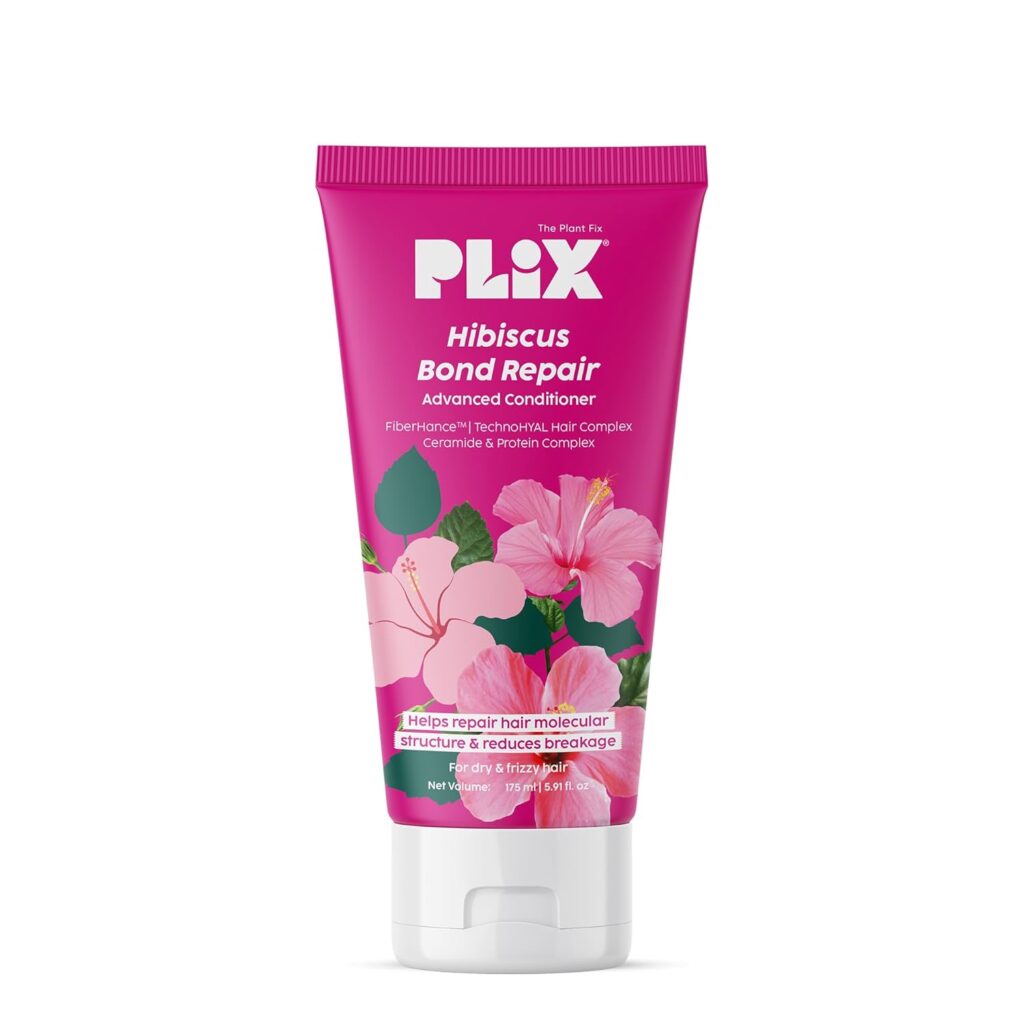 The Plant Fix Plix Hibiscus Bond Repair Advanced Conditioner | Repairs Hair Molecular Structure & Reduces Breakage With Fiberhance & Technohyal Hair Complex | 175Ml, All, 1 Count