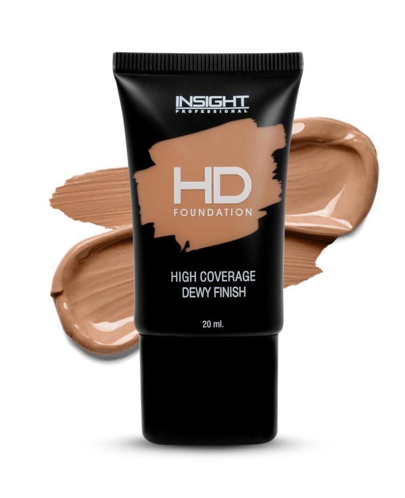 INSIGHT HD Foundation | Dewy Finish | High Coverage| Blurring Properties| Lightweight | Fragrance Free |Flawless Look| Shade-MN20
