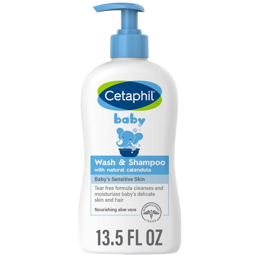 Cetaphil Baby Wash & Shampoo with Organic Calendula (400ml)