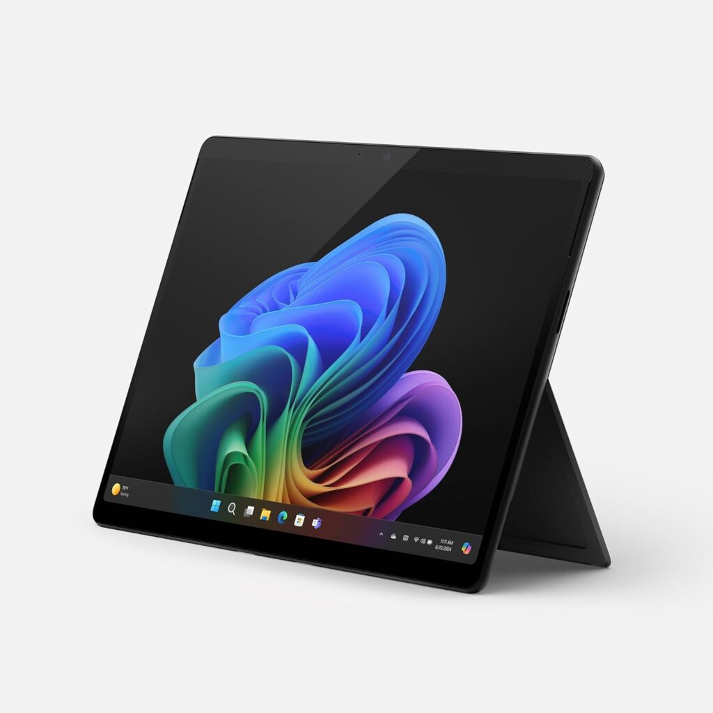 Microsoft New Surface Pro (11Th Edition)-Windows 11 Home Copilot + PC-13.8" LCD Pixelsense Touchscreen Bluetooth,Wi-Fi-Qualcomm Snapdragon X Plus (10 Core)-16Gb Ram-512Gb Ssd-Black-Zhy-00032