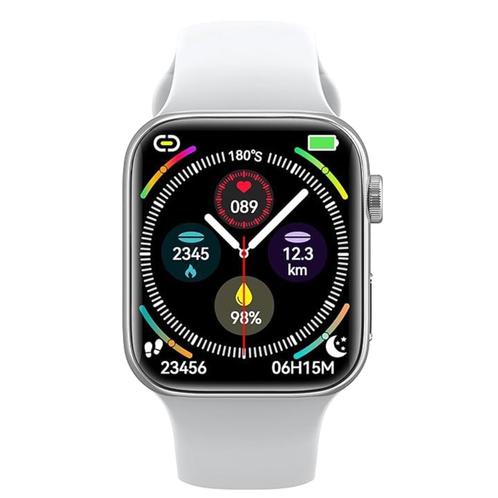 PremiumAV T900 Pro Max Smart Watch for Men & Women, 1.92 Inch HD Display, Bluetooth Calling Smartwatch with Fitness Tracker, Heart Rate & Sleep Monitor, Sports Modes, IP67 Waterproof, White