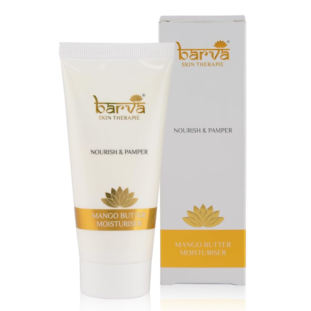 Barva Mango Butter Moisturizer, Face Cream, For Normal & Dry Skin, No Parabens, Silicones, Mineral Oil & Colour, 50ml