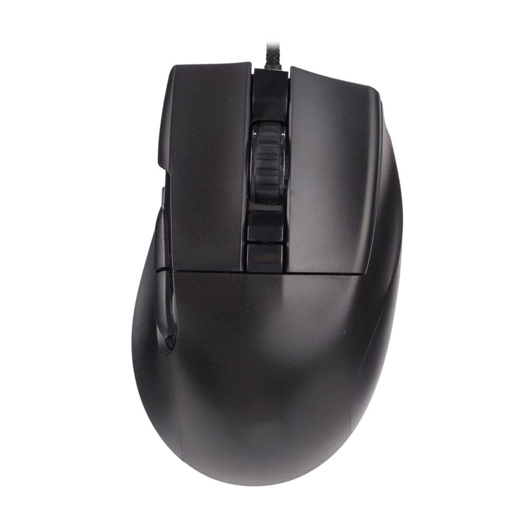 SIK USB Gaming Mouse, RGB Backlit Wired Gaming Mouse Black 6 Levels Adjustable DPI for Gaming for Office for Home