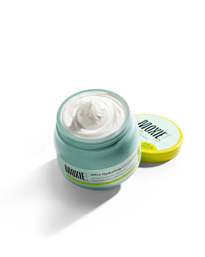 Moxie Beauty Ultra Hydrating Conditioner - Intense Nourishment with Triple Butter Blend | Repairs, Restores & Redeems Hair | Tackles Frizzy & Dry hair | For Wavy & Curly Hair | Sulphate, Paraben & Silicone Free (500 ml)