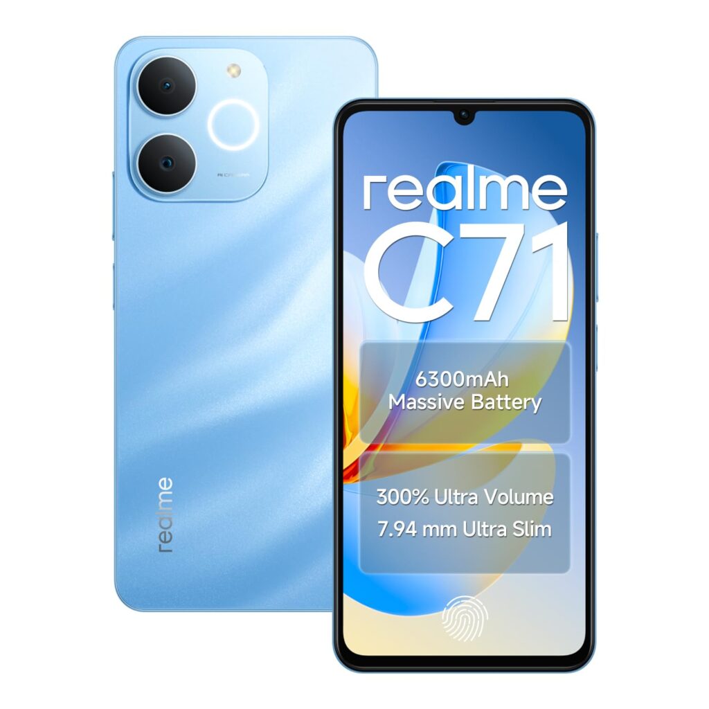 realme C71 Smartphone 4+64，Blue in