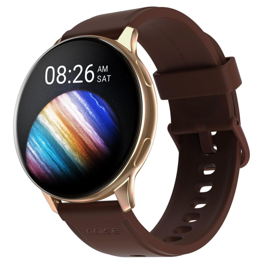 Noise Newly Launched Vortex Plus 1.46” AMOLED Display, AoD, BT Calling, Sleek Metal Finish, 7 Days Battery Life, All New OS with 100+ Watch Faces & Health Suite (Vintage Brown)