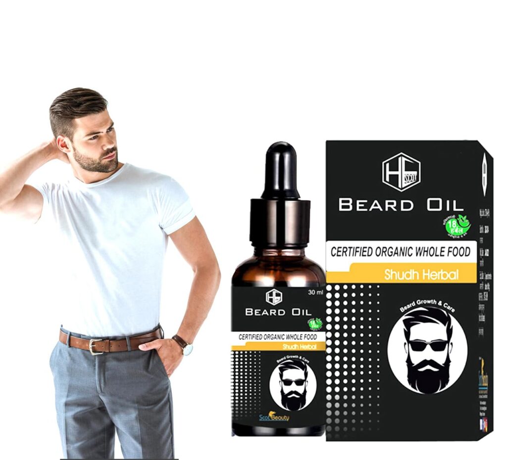 Beard Growth Oil 100% Natural Oil Beard oil, Oil to Grow Healthy Beard (30 ml)