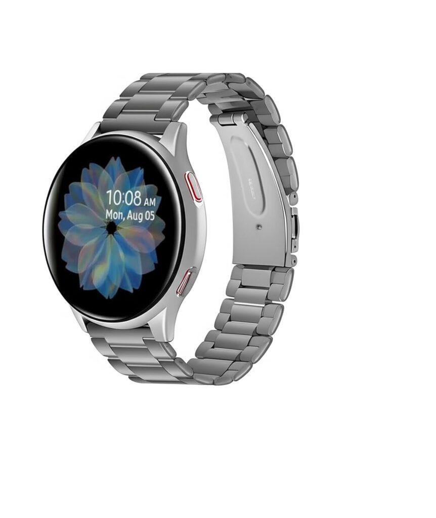 Active 2 Smartwatch with Bluetooth Calling, Heart Rate & SpO2 Monitor – Fitness Watch for Men & Women (Gray Steel)