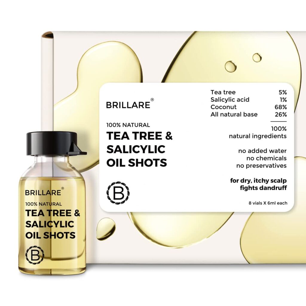 Brillare Onion Hair Oil, with the Goodness of Cedar Wood & Sunflower Oil, for Hair Fall