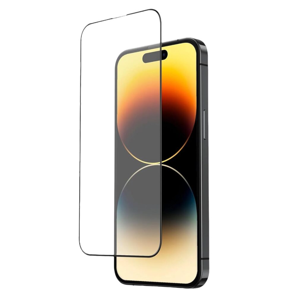 6D Unbreakable Screen Protector for iPhone 15 Pro Max – Tempered Flexible Hard Film, Anti-Scratch 9H, Oleophobic Coating, HD Clarity, Edge-to-Edge Fit, Case Friendly, Easy to Use