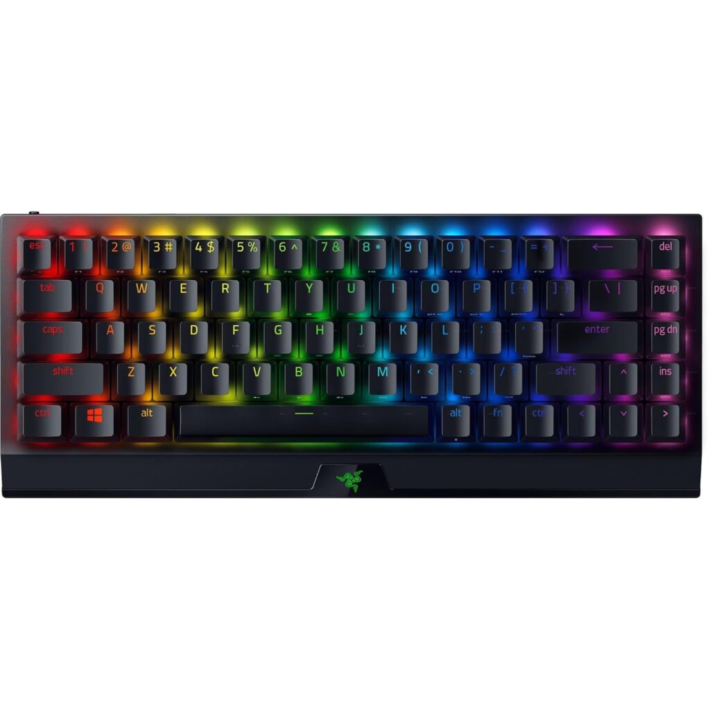 Razer BlackWidow V3 Mini Hyperspeed - 65% Wireless Mechanical Gaming Keyboard (Yellow Switch) I Razer Chroma RGB Customizable backlighting RZ03-03890100-R3M1(Black)