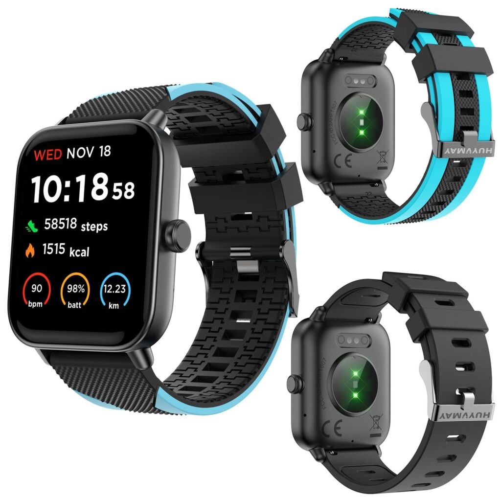 Fashion Smartwatch for Men Women, Alexa Built-in Smart Watch(Make/Answer Call), 2 Watch Bands, 100+ Sports Modes, Sleep/Heart Rate Monitor,IP68 Waterproof 1.8” HD Fitness Watch for iOS Android