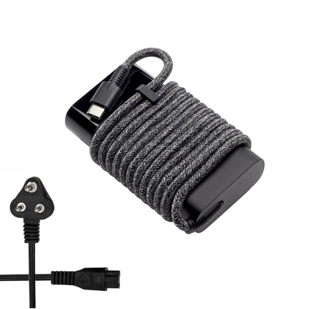 New Slim HP 65W USB C Laptop Charger Replacement for HP Spectre x360, Envy, Chromebook, Elitebook x360, Pavilion, Elite x2 Travel Type C Power Cord Ac Adapter