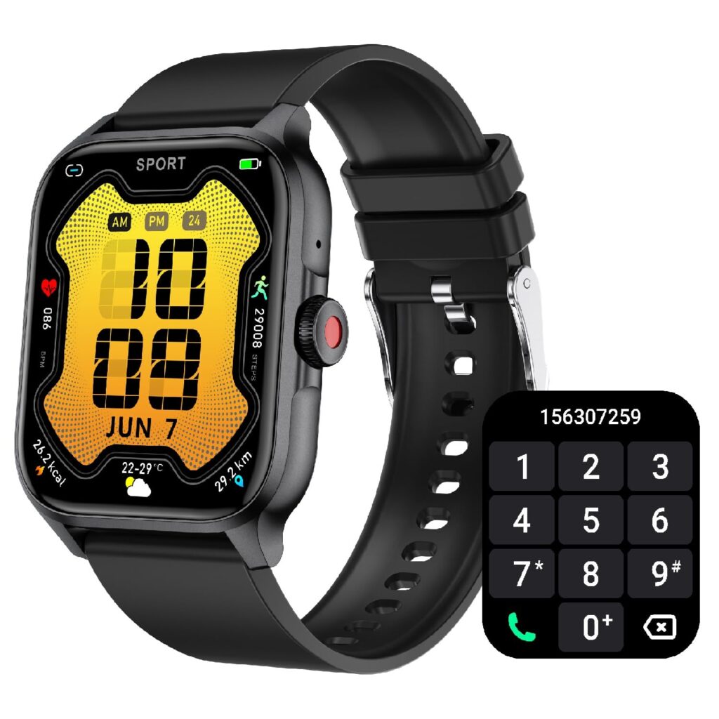 Smart Watch for Men Women(Answer/Make Call), 2025 New Smartwatch 1.85" HD Fitness Watch with 100+ Sport Modes, Heart Rate, Sleep Monitor, Pedometer, IP68 Waterproof Activity Tracker for Android iOS