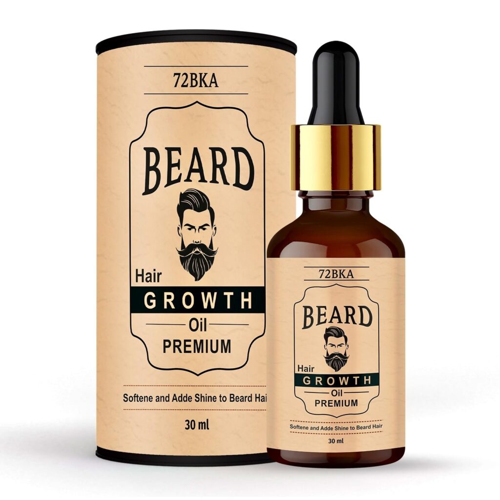 Beard and Hair Growth Oil - 30 ml for faster beard growth and thicker looking beard | Natural Actives Only| Beard Oil for Patchy and Uneven Beard