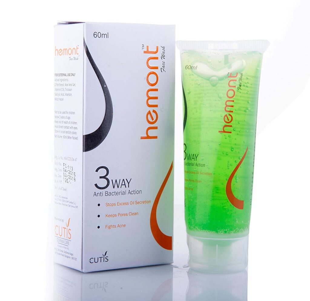 Hemont Acne Control Face Wash Stops Excess Oil Secretion, Keeps Pores Clean & Fights Pimples Gentle Deep Cleanser for Oily & Skin Daily Use Face Wash for Men & Women (Pack of 3)