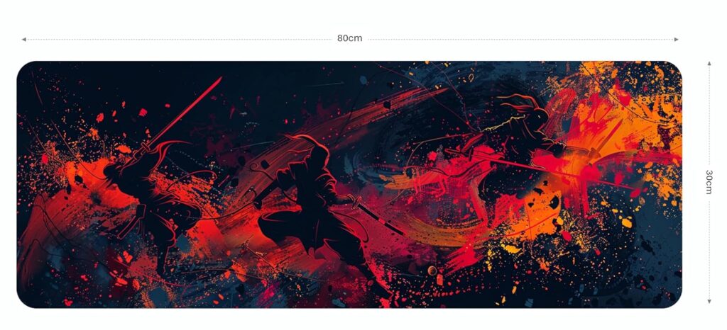 Abstract Design - Gaming Mouse Pad Desk Mat for Computer Laptop | Non-Slip Rubber Base | Extended Keyboard Mouse Pad for Office & Home (800mm x300mm x 3mm) | SFSMAT0084