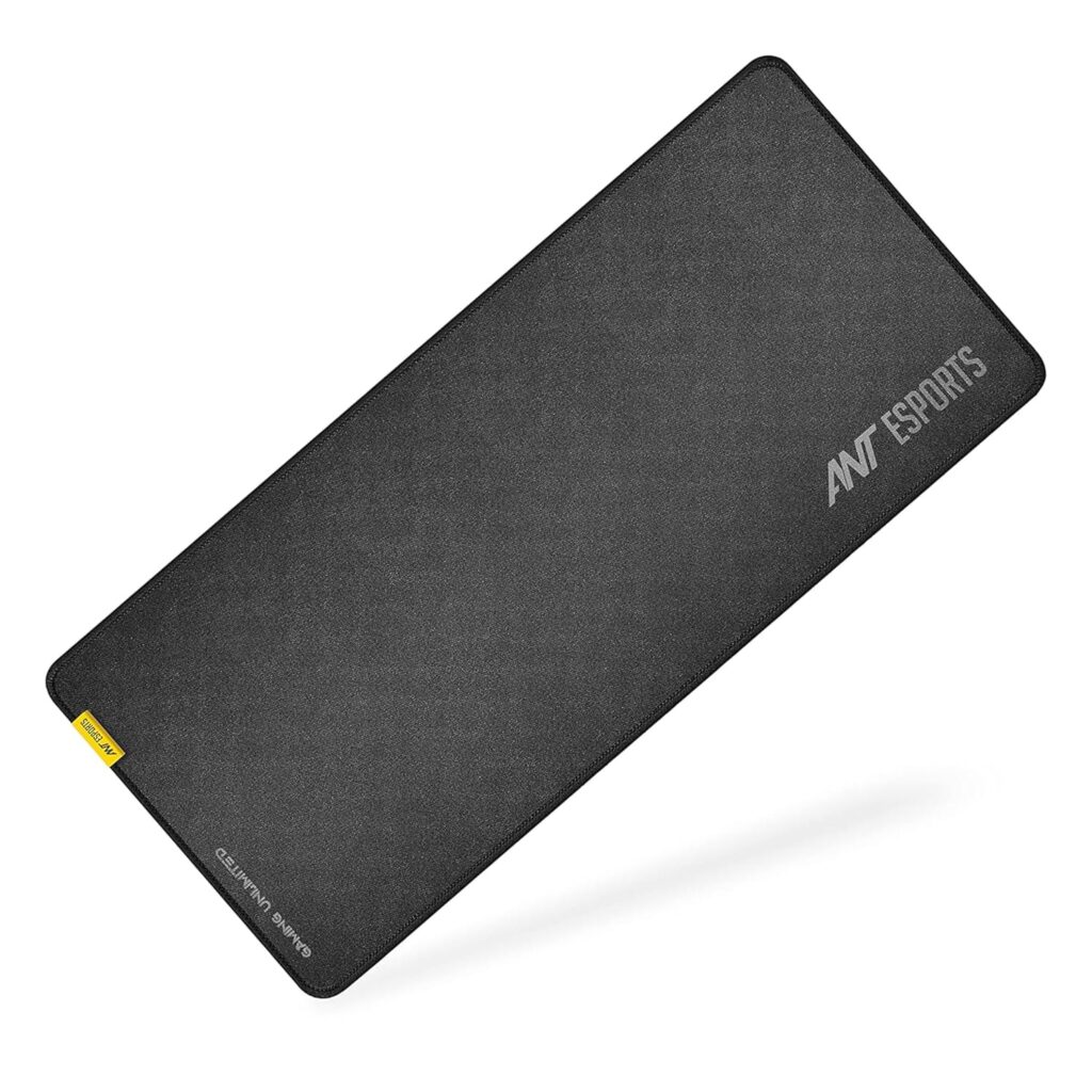 Ant Esports MP320S - Speed Gaming Mouse Pad-XL-Extended Large with Stitched Edges, Waterproof Non-Slip Base for Gaming & Office – Black
