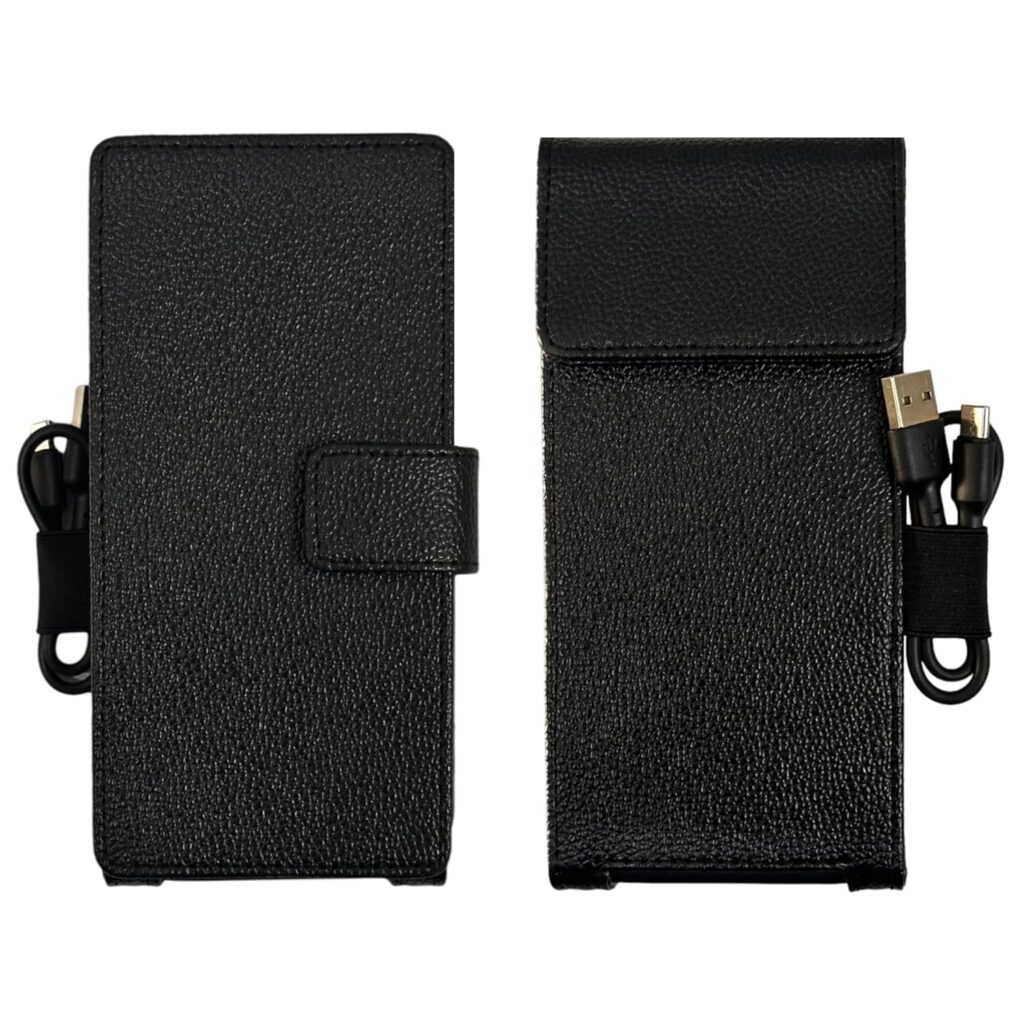 ZAOMA Shock Proof Pouch Case Wallet Cover Protector Compatible for Xiaomi Power Bank 4i 10000mAh 22.5W Fast Charging PD Power Bank 4i ‎PB100DPD-IN with 22.5W Fast Charging with Loop (PBPLOOP_DBLK014)