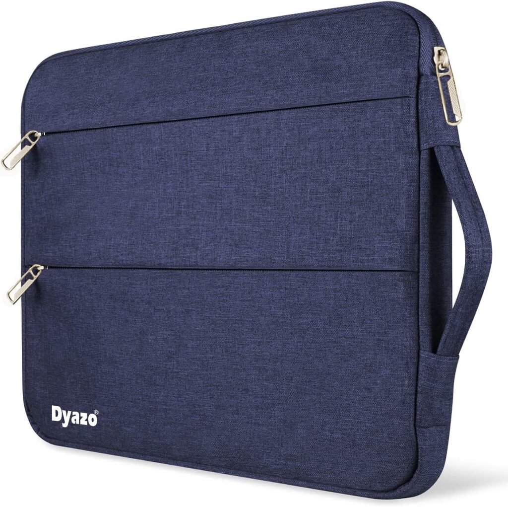 Dyazo Office Protective Laptop Sleeve | Laptop Case Cover With Handle for All 15 Inch To 15 .6" (39.6 cm) Laptops, Notebooks (Blue)