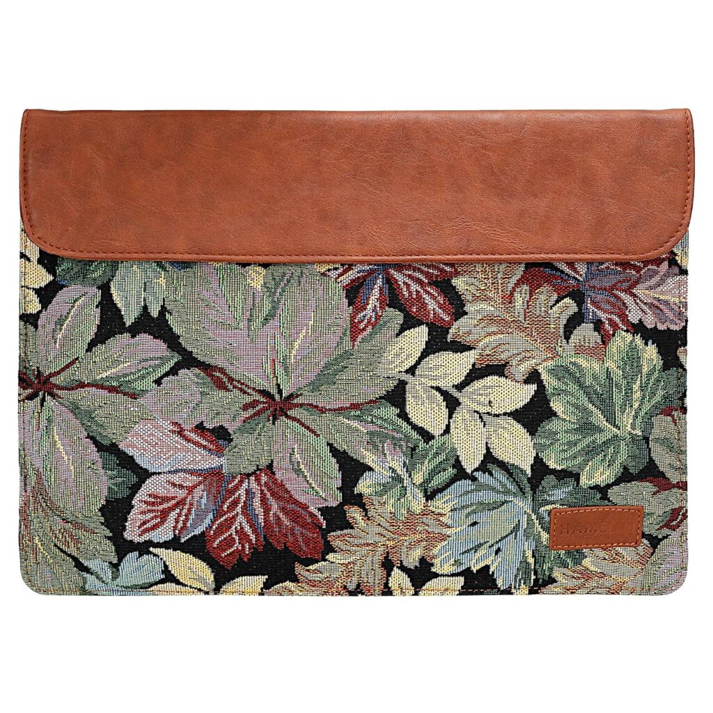 HAMELIN MacBook Sleeve for 14 Inch Laptops | Laptop Sleeve 14 Inch for Notebook & Tablets | Lightweight & Waterproof Laptop Hand Bag for Men & Women | Stylish Case for Office & Travel | Floret