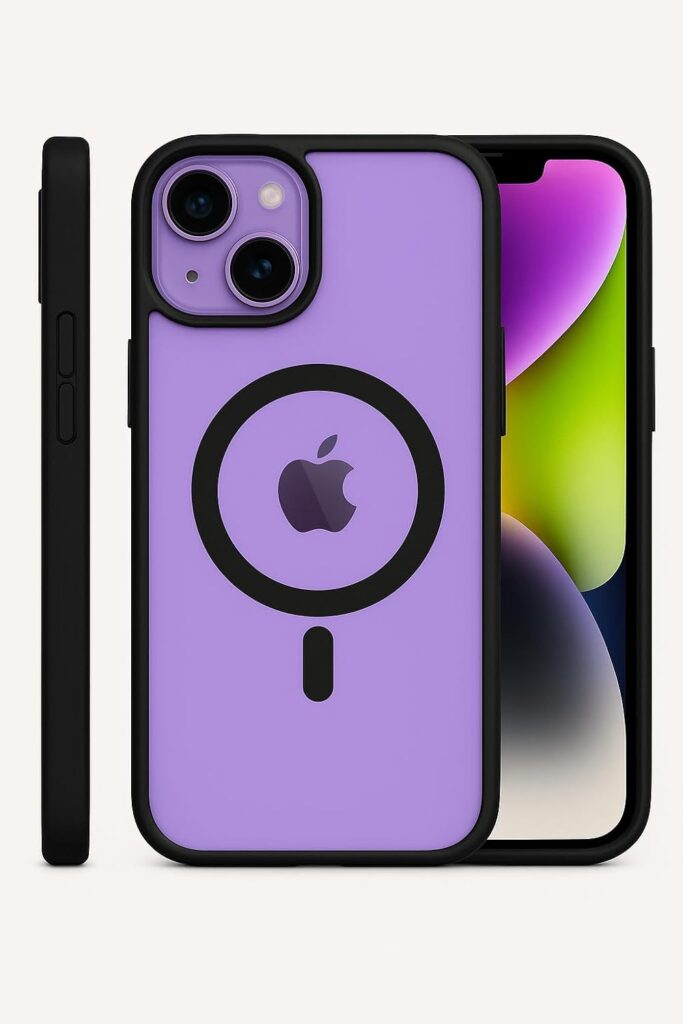 A3M Transparent iPhone 14 Plus Back Cover| IPhone14 Plus Soft TPU Frame + PC BackCover | iPhone 14Plus Drop-Resistant Case