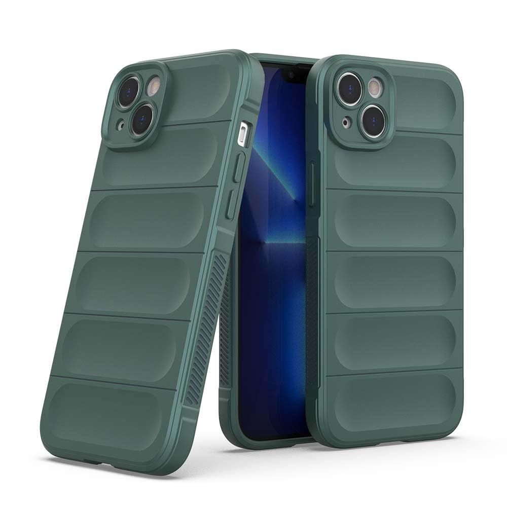 Amazon Basics Basic Case for Apple iPhone 14 Plus (Silicone_Green)