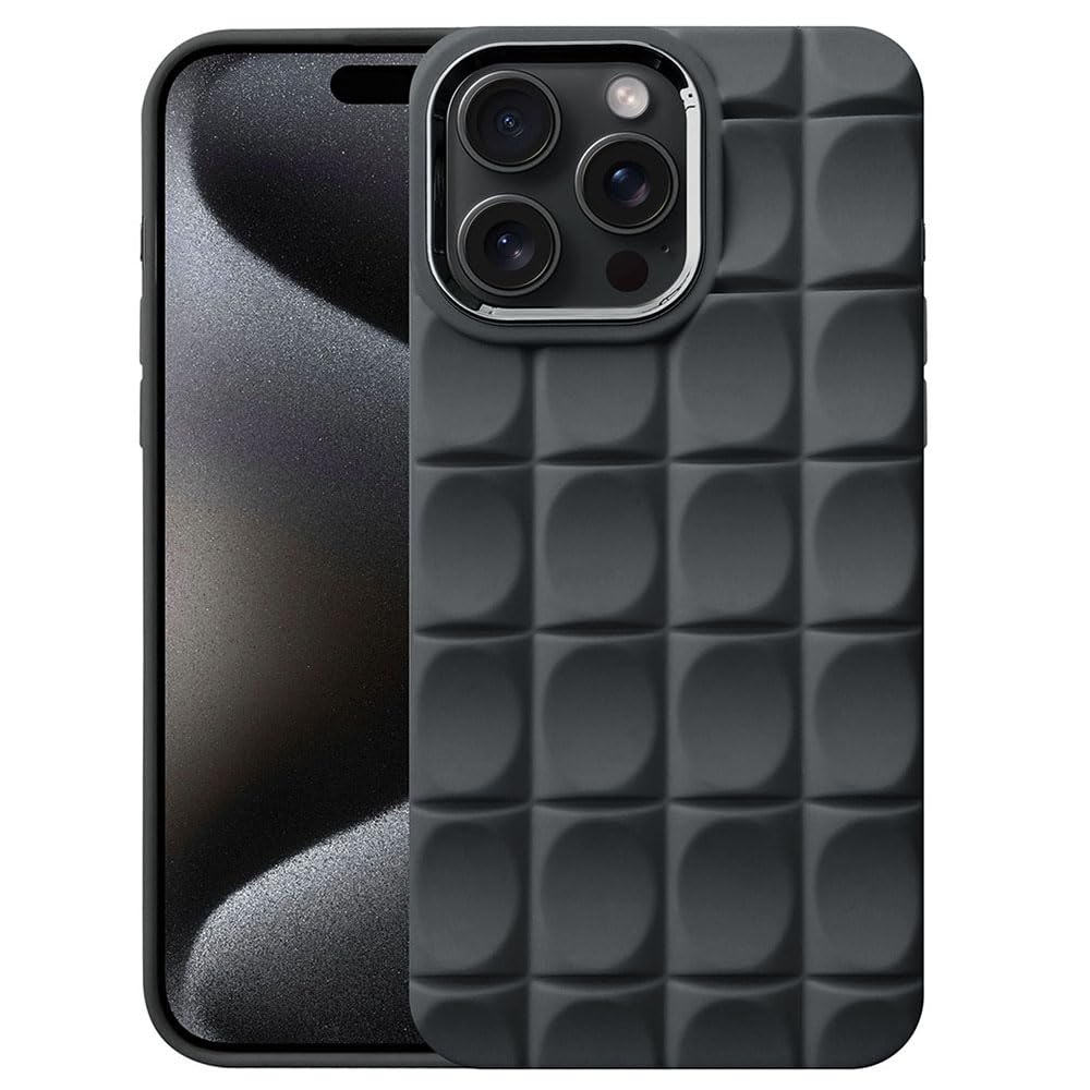 Amazon Brand-Solimo Basic Case for Apple iPhone 15 Pro Max (Silicone_Grey)