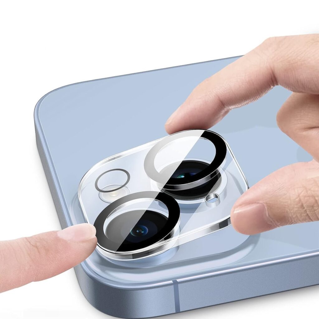 (BUY 2 GET 1 FREE PREMIUM Camera Lens Protector for IPHONE 15/15 Plus, 14/14 PLUS (TRANSPARENT) UHD 9H Camera Lens.