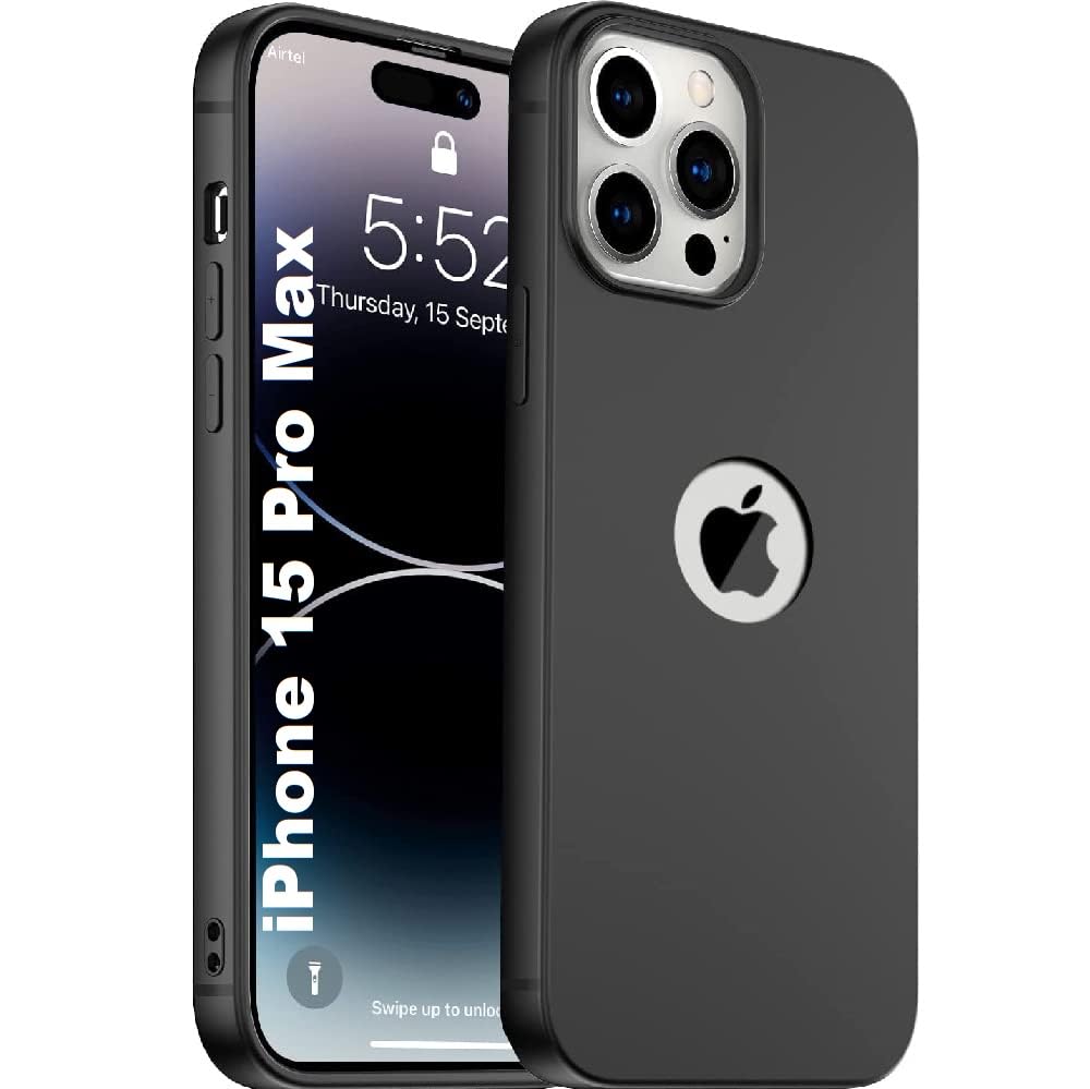 Back Cover Case for Apple iPhone 15 Pro Max|Liquid Silicon |Matte Finish| Apple iPhone 15 Pro Max Back Cover Case