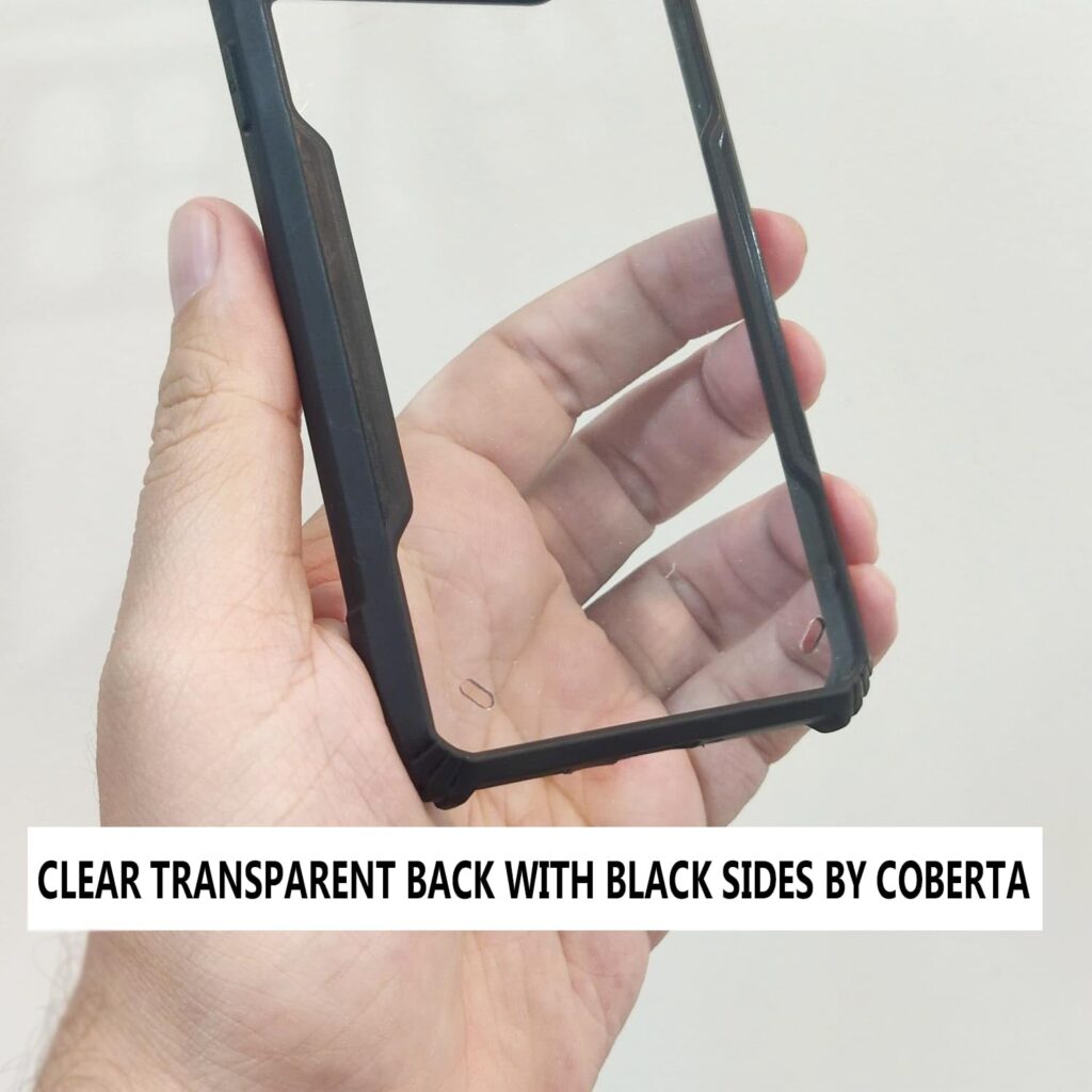 COBERTA Back Cover for Apple iPhone 14 Back Cover Case - Black Transparent