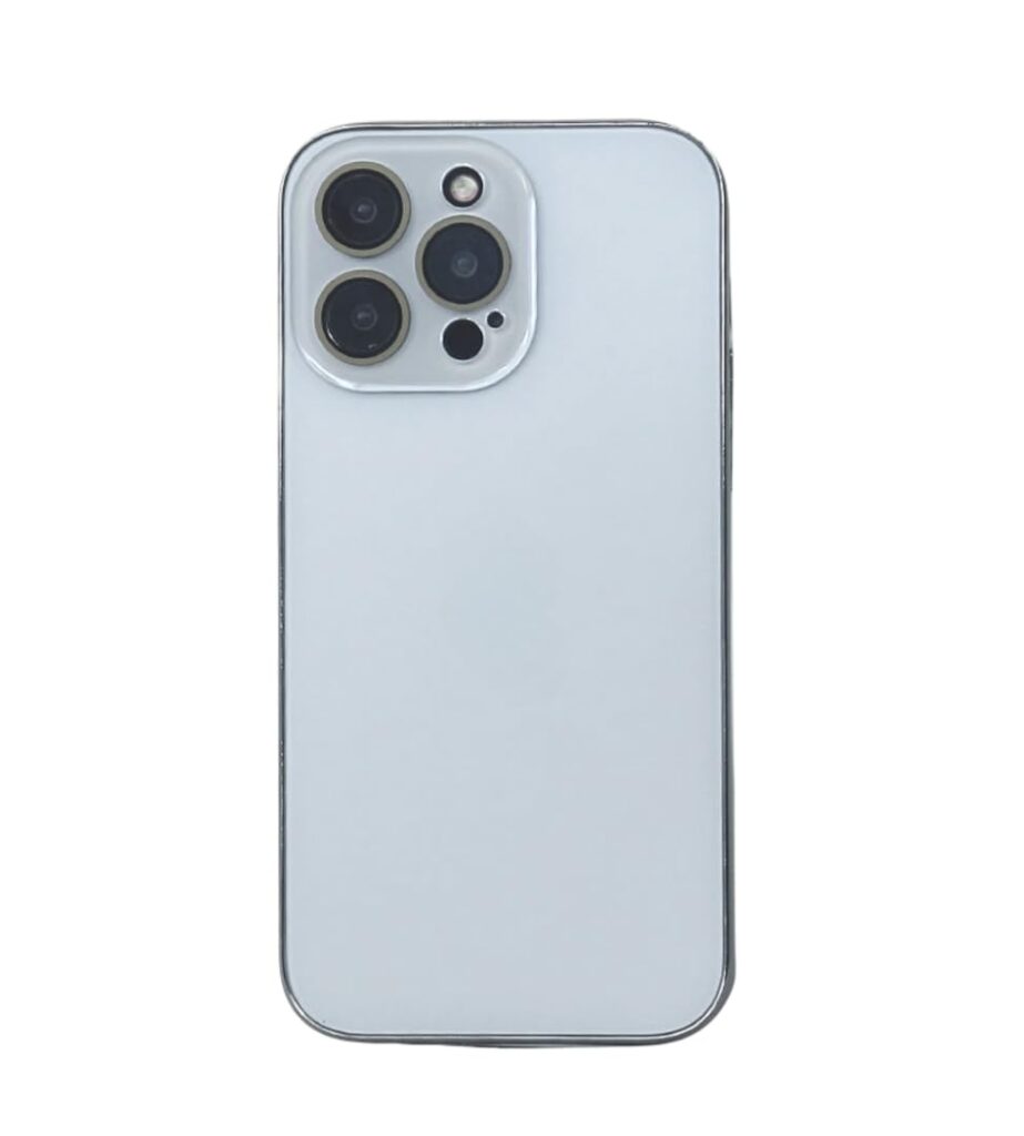 Camera Lens Shell Case for iPhone 15, iPhone 15 Back Cover(2023) - PC | White