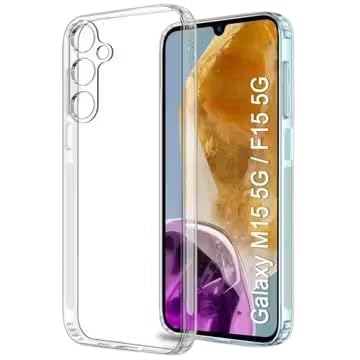 Clear Phone Case for iPhone 15 Pro Max, Transparent TPU Protective Cover, 5G Compatible