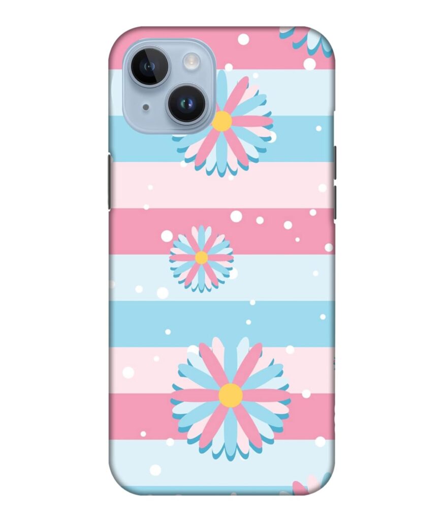 CreativeSoul '''Flowers & Leaves''' Printed Hard Back Case for iPhone 14 Plus, Designer Cases & Covers for Your Smartphones