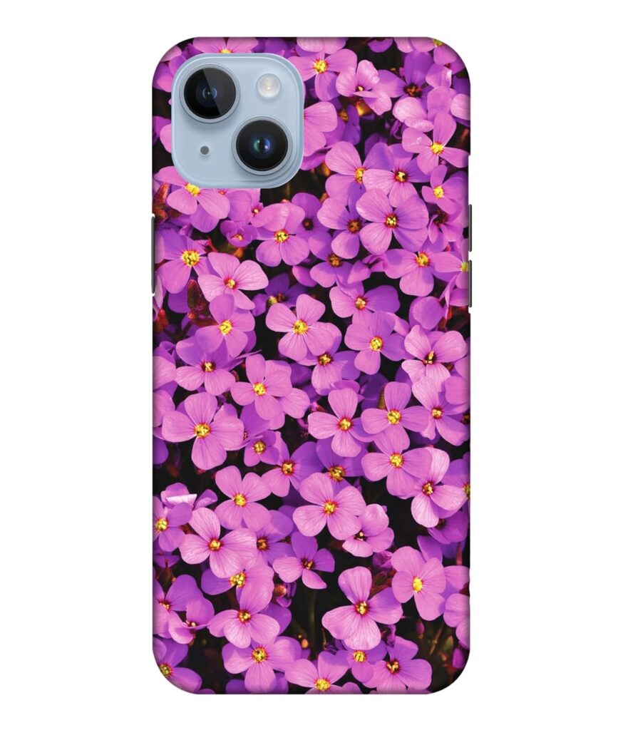 CreativeSoul ''Pink Flowers''' Printed Hard Back Case for iPhone 14 Plus, Designer Cases & Covers for Your Smartphones