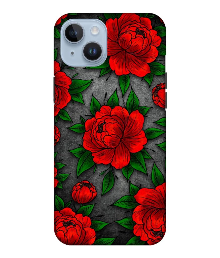 CreativeSoul ''Red Roses Painting'' Printed Hard Back Case for iPhone 14 Plus, Designer Cases & Covers for Your Smartphones