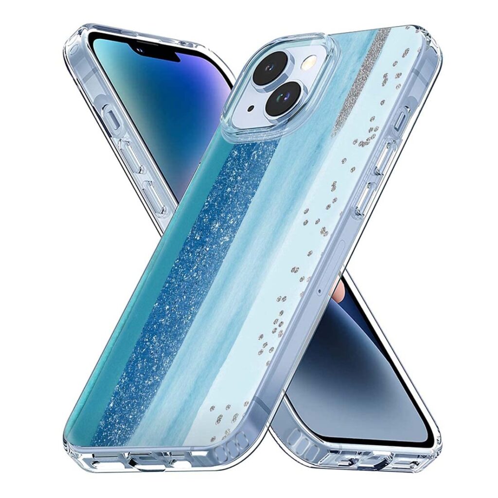 Fashionury Soft Silicone Designer Printed Full Protection Printed Back Case Cover for Apple iPhone 14 -SNO3020