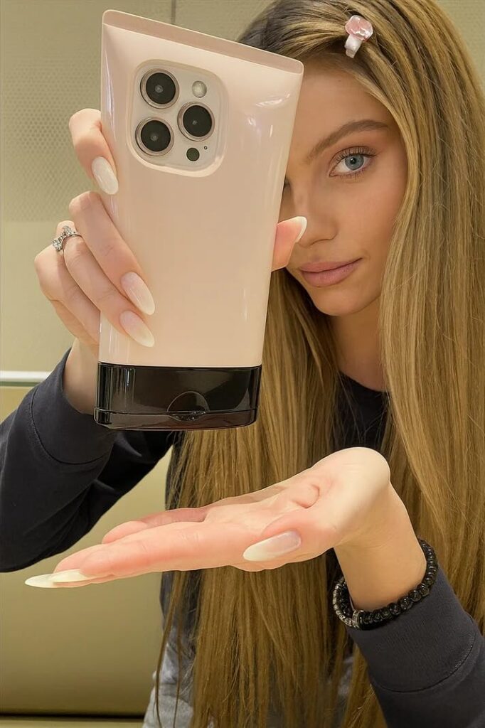 India DEALZ BB Cream iPhone Case, TPU Silicone Cover, Compatible with iPhone 14,15,16 Series, Pink/Black/White, 2.5mm Thick (Pink, iPhone 16 Plus)