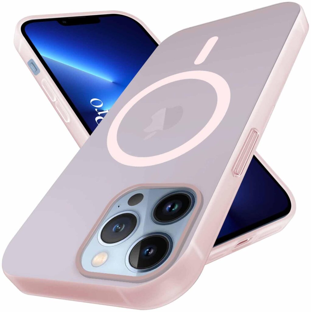 Jkobi Back Cover Case for Apple iPhone 13 Pro (Frosted Matte Feel | MagSafe Compatible Wireless Charging | Polycarbonate Material)
