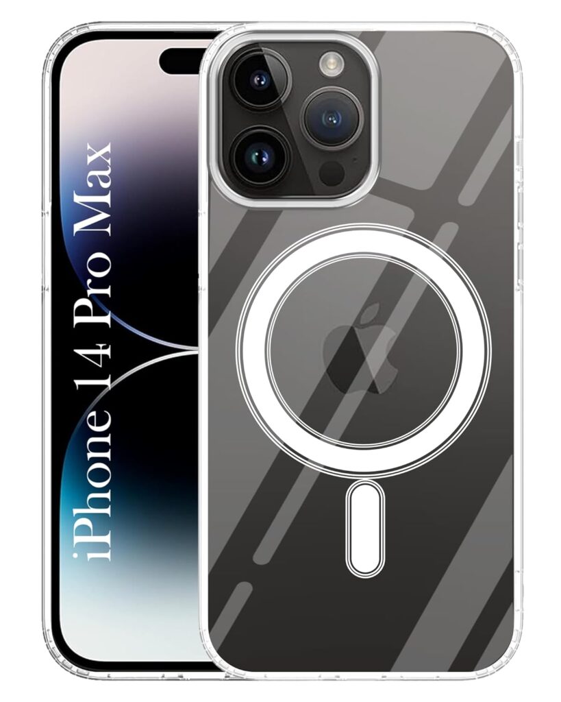 Jkobi Back Cover Case for Apple iPhone 14 Pro Max (MagSafe Compatible Wireless Charging | Hybrid Camera Bump Protection | Shockproof Polycarbonate Material)