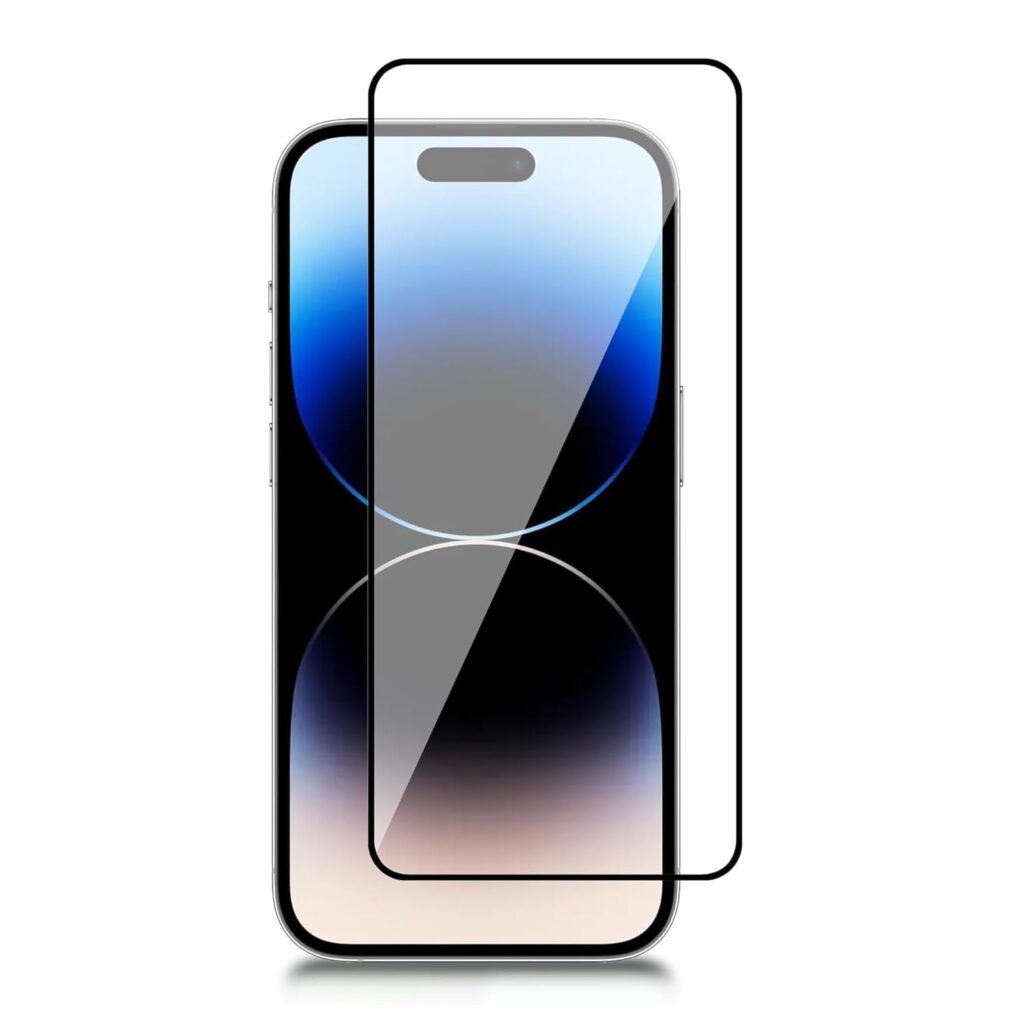 MoCoTech HD+ Edge-to-Edge Tempered Glass for iPhone 16 5G / iPhone 15 5G – Full Screen Protector Guard, 9H Hardness, Anti-Scratch, Bubble Free, Case Friendly, Ultra Clear with Easy Installation Kit