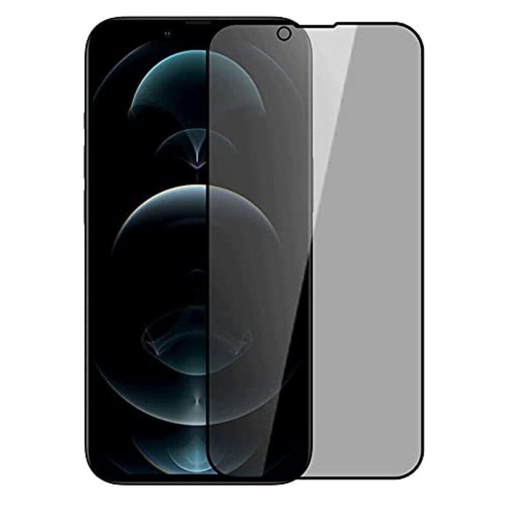 Nillkin Tempered Glass For Apple Iphone 13 Pro Max/Iphone 14 Plus (6.7" Inch) 3D Guardian Full Coverage Privacy Edge To Edge Glass 0.33Mm Black For Cellphone