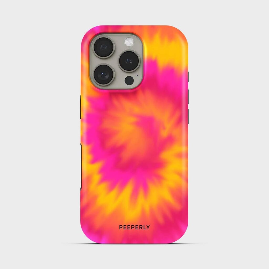 Peeperly FlarePop Crystal Case Compatible with iPhone 15 Plus, iPhone 15 Plus Back Cover Case- PC + Silicone