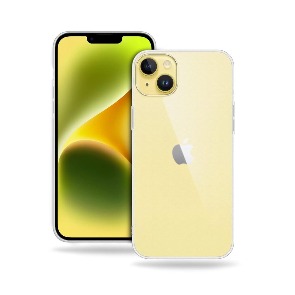 Plus Frosted | Translucent | Ultra Thin | Flexible | Anti Scratch | Slim Fit | Soft Back Cover for Apple iPhone 14 - Frosted White