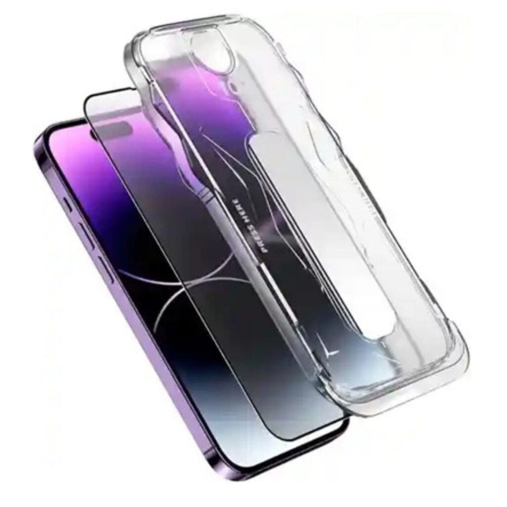 Tempered Glass Screen Protector for Iphone 16 Plus & 15 Plus. Edge to Edge Perfect Fitting & with Easy Installation Kit Tempered Glass (Iphone 16 Plus & 15 Pus)