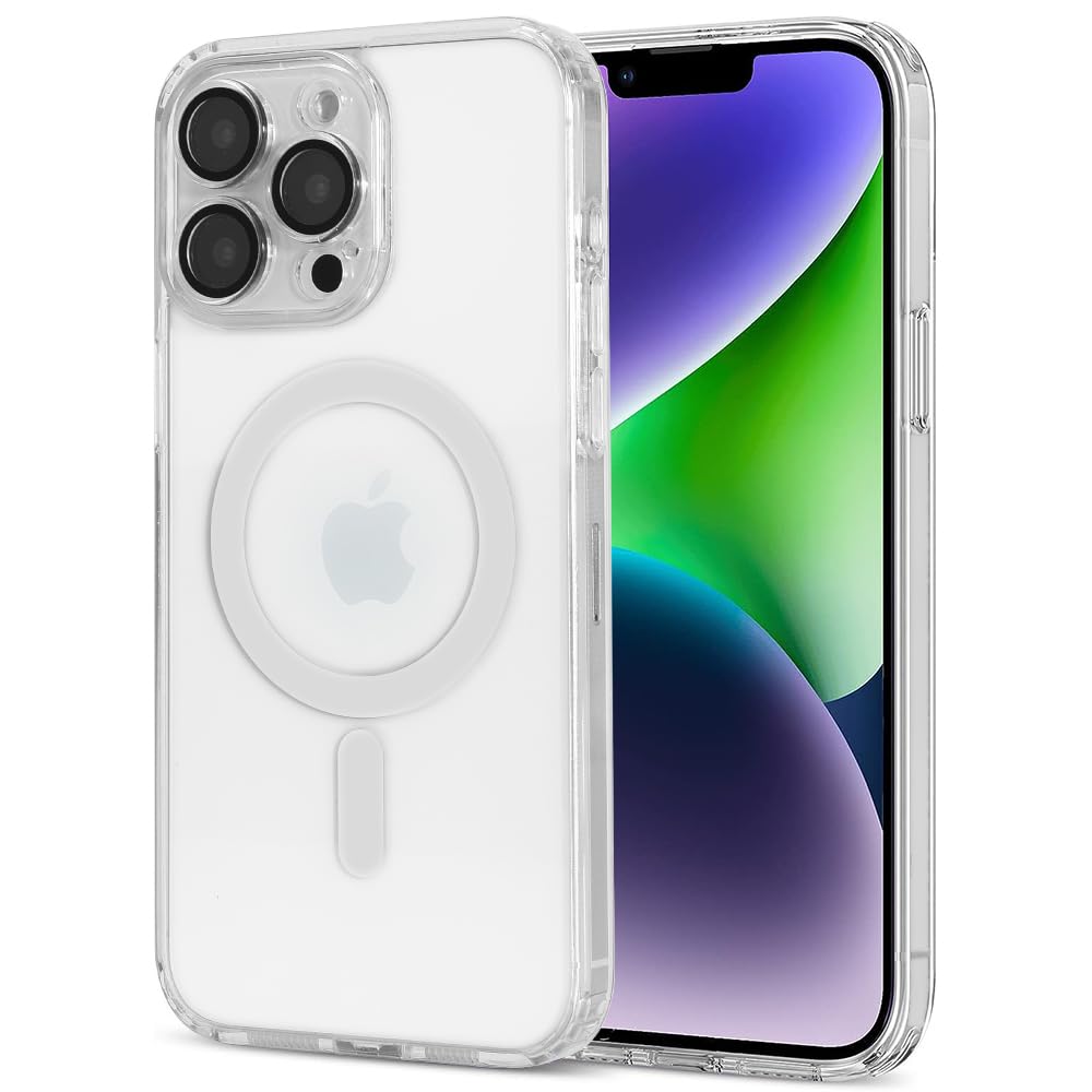 Ultra-Hybrid Back Case Cover for Compatible iPhone 15 Pro Max | Camera Protection | Hard Crystal Clear Back | Shockproof Bumper Case Cover (Transparent)