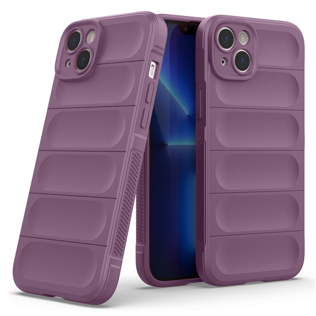 Zapcase Back Case Cover for iPhone 14 Plus | Compatible for iPhone 14 Plus Back Cover | Liquid Silicon Magic Case with Camera Protection | Lavender